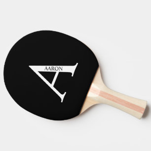 Personalised Monogram and Name Ping Pong Paddle