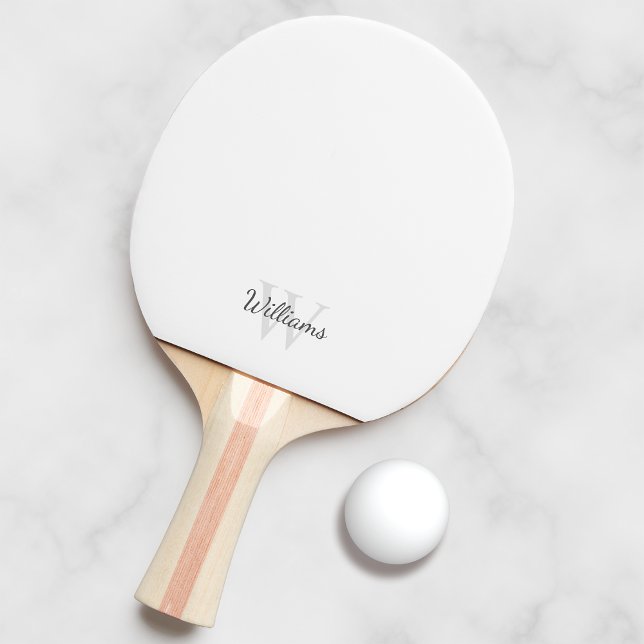 Personalised Monogram and Name Ping Pong Paddle (Creator Uploaded)