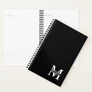 Personalised Monogram and Name Planner