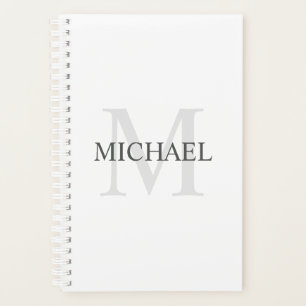 Personalised Monogram and Name Planner