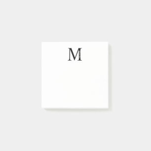 Personalised Monogram and Name Post-it Notes