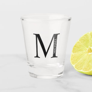 Personalised Monogram and Name Shot Glass