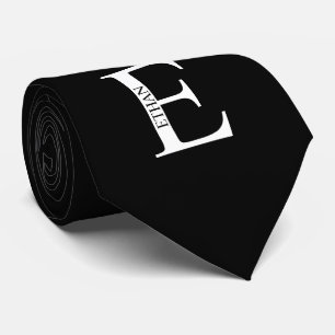 Personalised Monogram and Name Tie