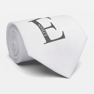 Personalised Monogram and Name Tie