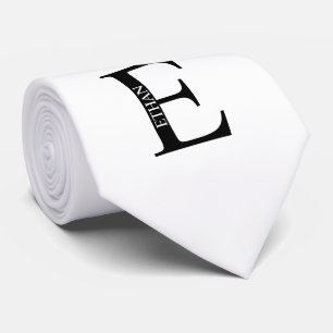 Personalised Monogram and Name Tie