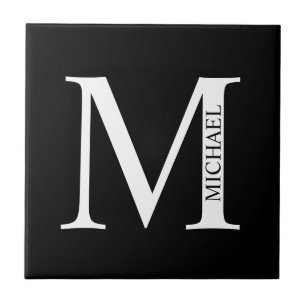 Personalised Monogram and Name Tile