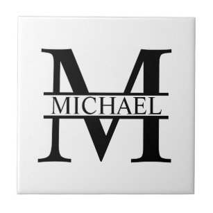 Personalised Monogram and Name Tile