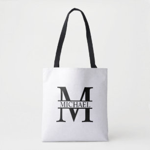 Personalised Monogram and Name Tote Bag