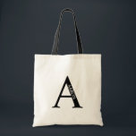 Personalised Monogram and Name Tote Bag<br><div class="desc">Personalised Monogram and Name Gift
features personalised monogram and name in classic serif font style.

Perfect for wedding,  holiday,  family reunion and for any special occasions.</div>