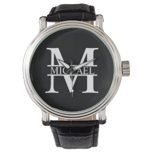 Personalised Monogram and Name Watch