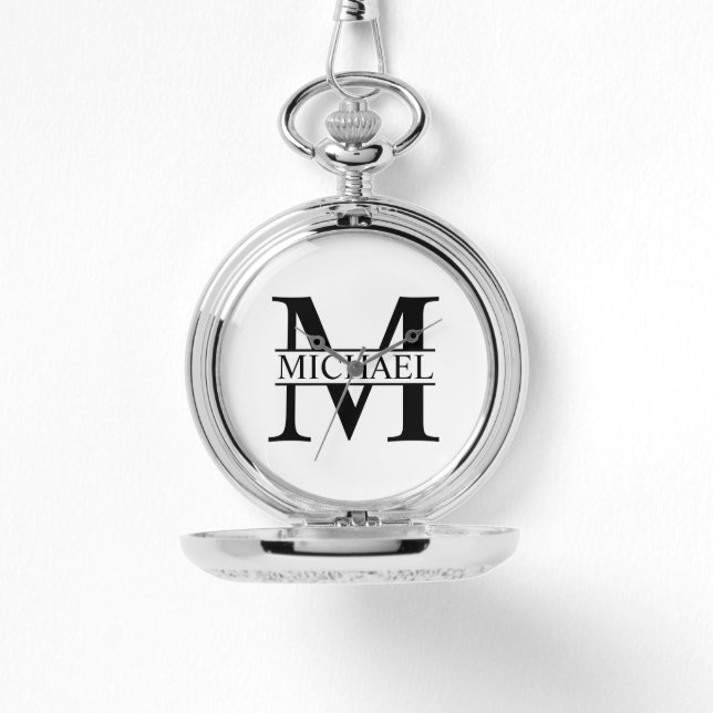 Personalised Monogram and Name Watch (Front)