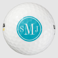 Personalised Monogram and Scuba Blue Frame