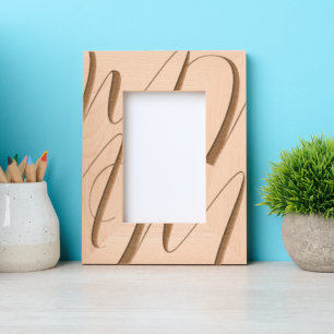 Personalised Monogram Art Etched Frames
