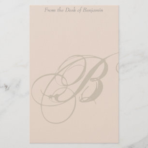 Personalised Monogram B Stationery
