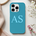 Personalised Monogram Blue Initial Phone Case<br><div class="desc">Show off your unique style with this Personalised Monogram Blue Initial Phone Case! Designed to protect your phone while making a statement, this case features a sleek and modern design, showcasing your initial in a stunning blue hue. Perfect for everyday use or as a thoughtful gift for friends and family,...</div>