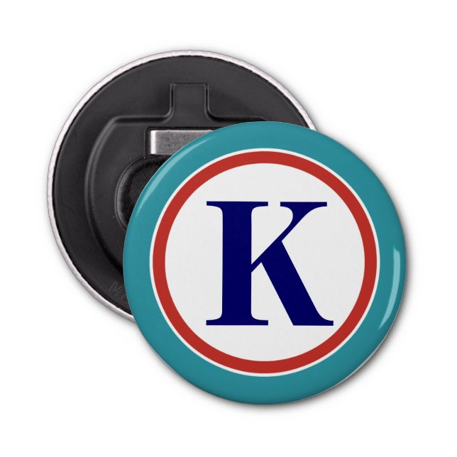 Personalised Monogram Bottle Opener (Front)