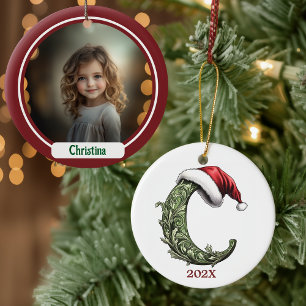  Personalised Monogram Christmas Ornament