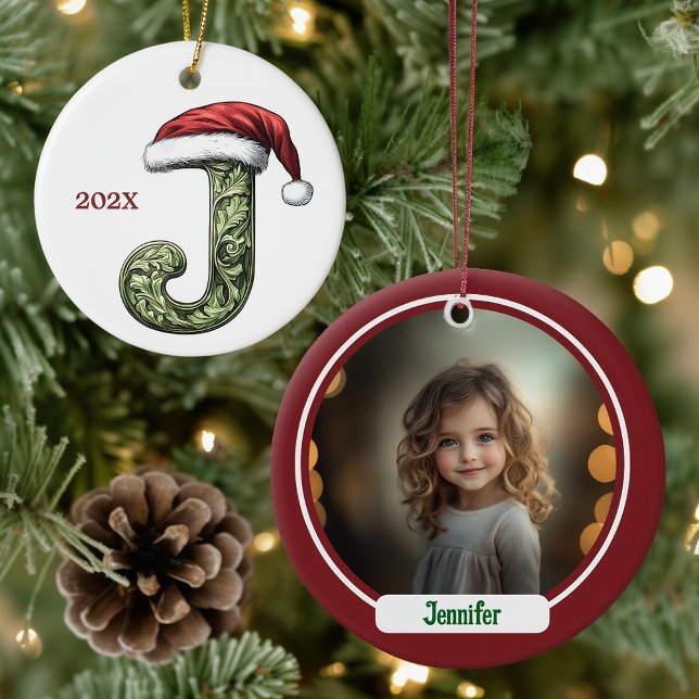  Personalised Monogram Christmas Ornament (Creator Uploaded)