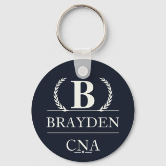 Personalised Monogram CNA Gift Key Ring