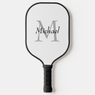 Personalised Monogram Elegant Design Template Pickleball Paddle