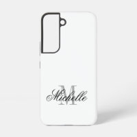 Personalised monogram elegant script typography