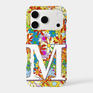 Personalised Monogram  Floral Pattern Phone