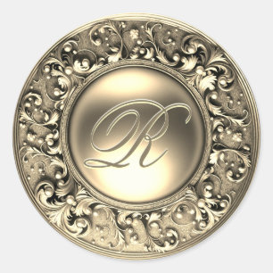 Personalised Monogram Gold Seal