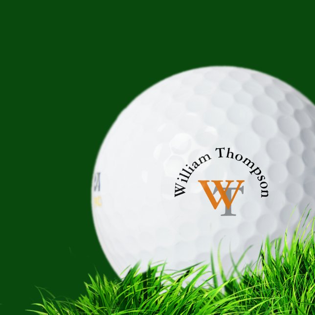 personalised monogram golf balls (Creator Uploaded)