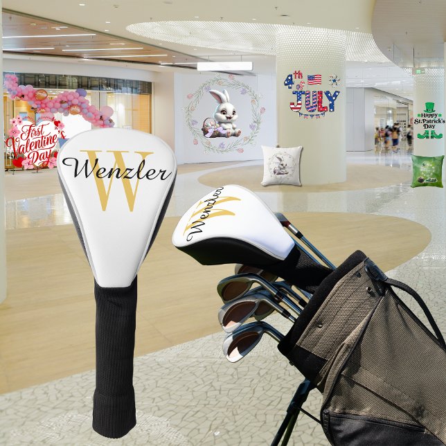 Personalised Monogram Golf Head Cover (Creator Uploaded)