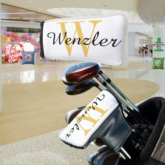 Personalised Monogram Golf Head Cover