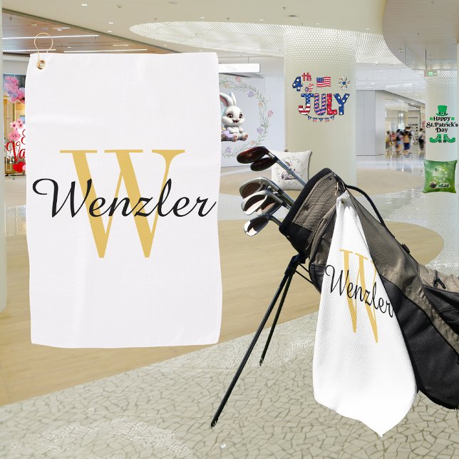 Personalised Monogram Golf Towel (Creator Uploaded)