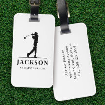 Personalised Monogram Golfer