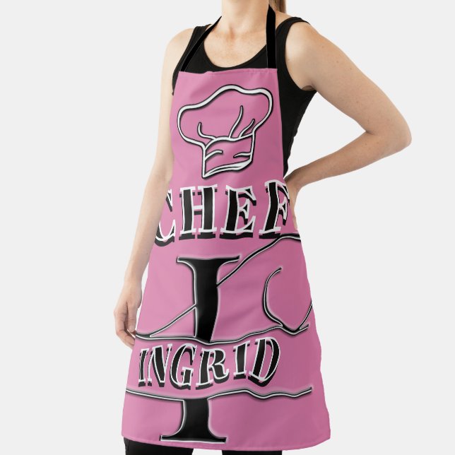 Personalised Monogram (I) Apron (Insitu)