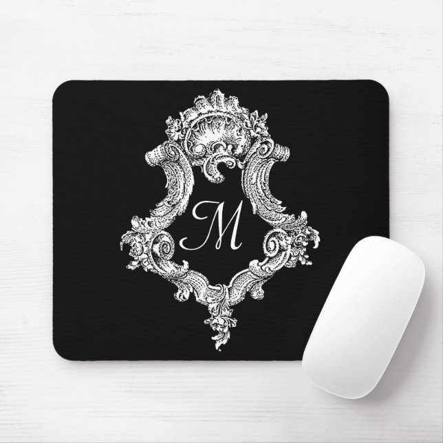 Personalised Monogram Initial Mouse Pad (With Mouse)