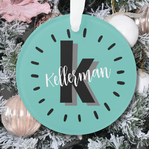 Personalised Monogram Initial Ornament