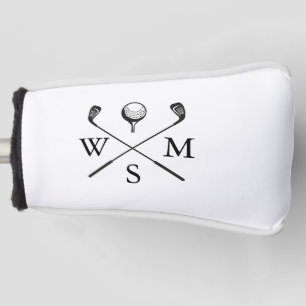 Personalised Monogram Initials  Golf Head Cover