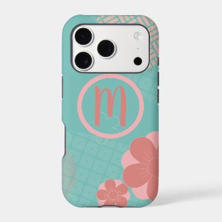 Personalised monogram Japanese pattern