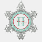 Personalised Monogram Keepsake Ornament