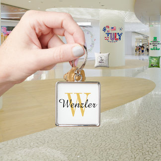 Personalised Monogram Key Ring