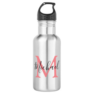 Personalised Monogram Kids Back To School Stainles 532 Ml Water Bottle