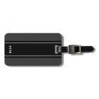 Personalised monogram luggage tag