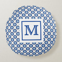 Personalised Monogram Modern Evil Eye Pattern 