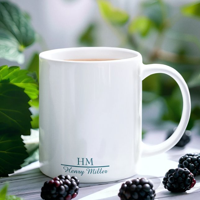Personalised Monogram Mug – Custom Initial & Name (Creator Uploaded)
