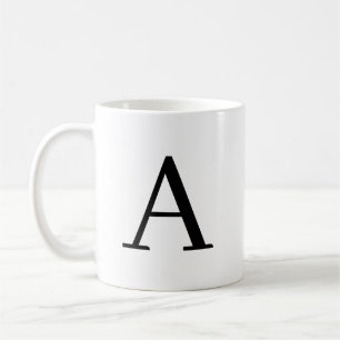 Personalised Monogram Mug - Custom Letter Coffee M