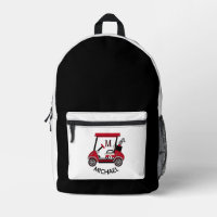 Personalised Monogram Name Golf Cart