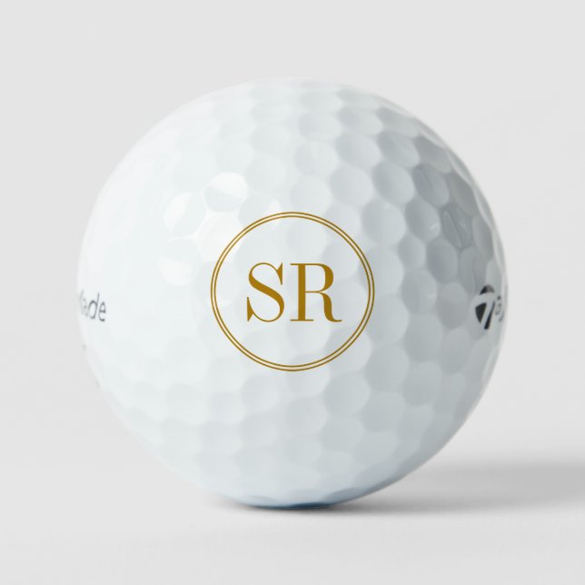 Personalised Monogram Name Initial  Golf Ball (Front)