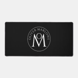 Personalised Monogram Name Logo Desk Mat