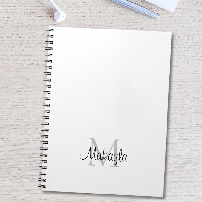 Personalised Monogram Name Notebook (Creator Uploaded)