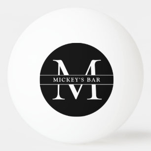 Personalised Monogram Name Ping Pong Ball