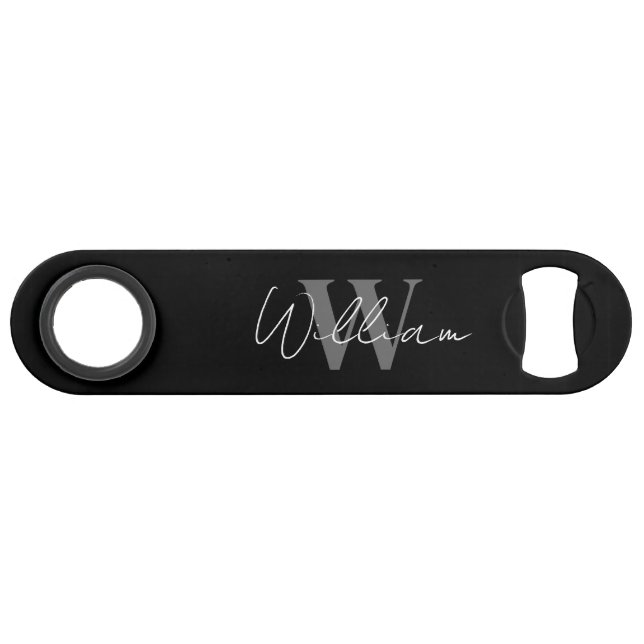 Personalised monogram name Pro Speed bottle opener (Front (Horizontal))